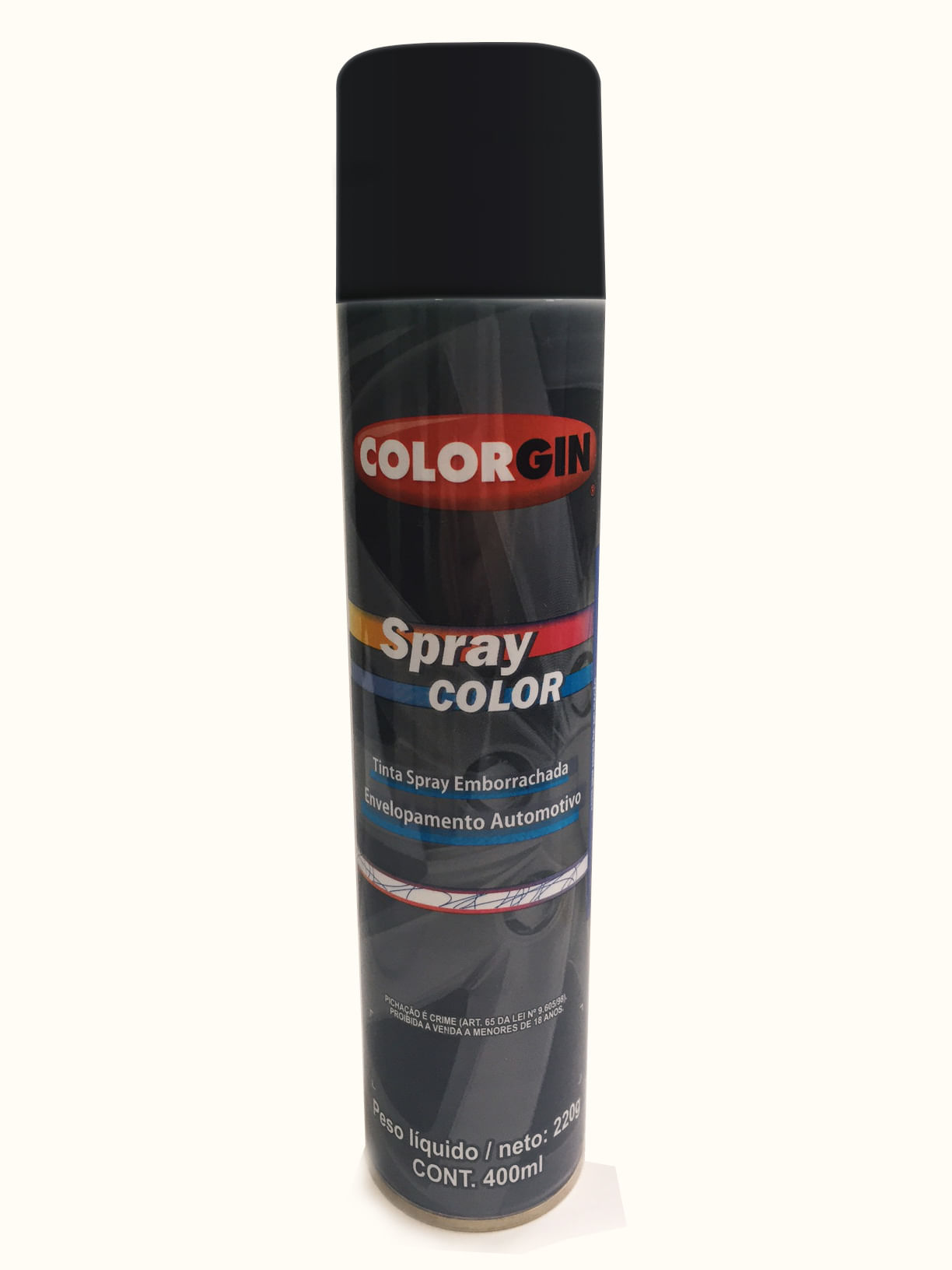 Envelopamento-Spray-Preto-Fosco-400mL
