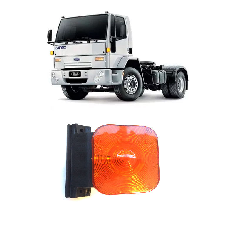 Lanterna-Lateral-Ford-Cargo-Ambar