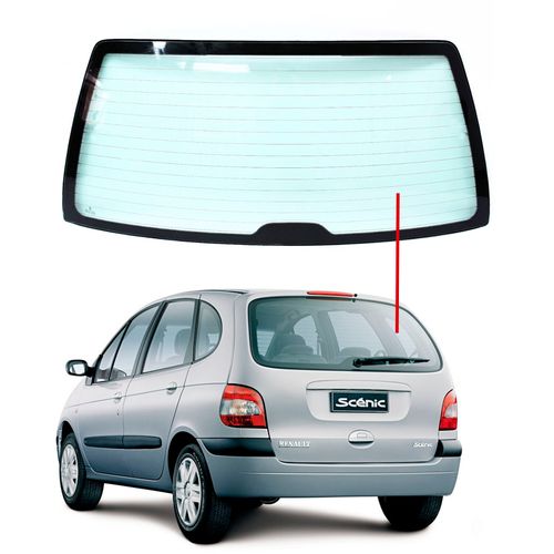 Vidro-Vigia-Renault-Scenic-Termico-Verde Vidro-Vigia-Renault-Scenic-Termico-Verde