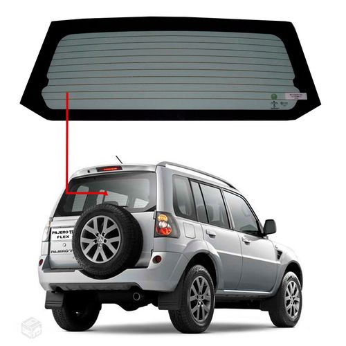 Vidro-Vigia-Pajero-TR4-10--Termico-Verde Vidro-Vigia-Pajero-TR4-10--Termico-Verde