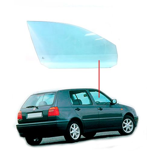 Vidro-Porta-Dianteira-Lado-Direito-Golf-4-Portas---1998-Verde Vidro-Porta-Dianteira-Lado-Direito-Golf-4-Portas---1998-Verde