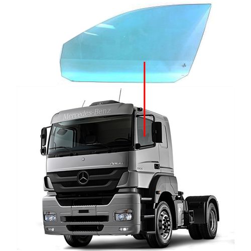 Vidro-Porta-Mercedes-1938S--Axor--Atego-Lado-Esquerdo Vidro-Porta-Mercedes-1938S--Axor--Atego-Lado-Esquerdo