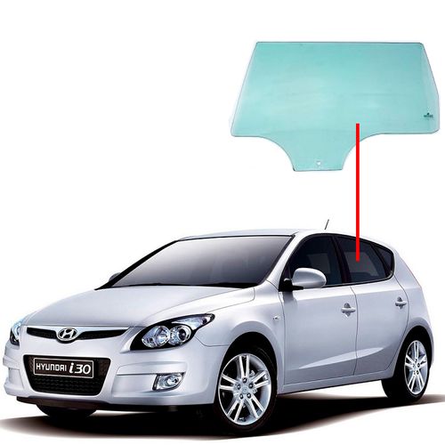 Vidro-Porta-Traseira-I30-Lado-esquerdo Vidro-Porta-Traseira-I30-Lado-esquerdo