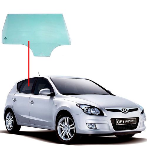 Vidro-Porta-Traseira-I30-Lado-Direito Vidro-Porta-Traseira-I30-Lado-Direito