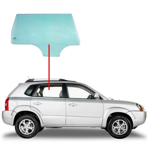 Vidro-Porta-Traseira-Tucson-Lado-Direito Vidro-Porta-Traseira-Tucson-Lado-Direito