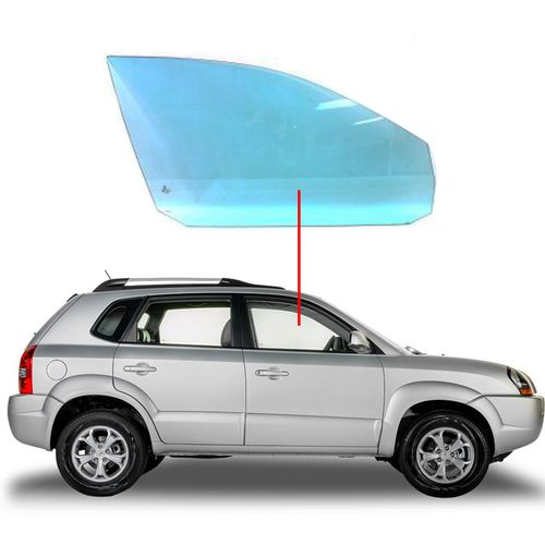 Vidro-Porta-Dianteira-Tucson-Lado-Direito Vidro-Porta-Dianteira-Tucson-Lado-Direito