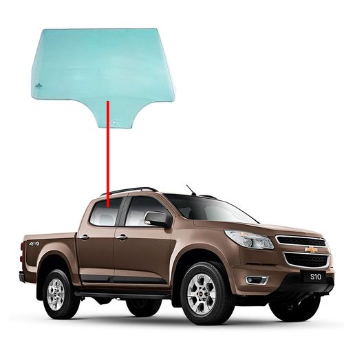 Vidro-de-Porta-Traseira-S-10-12--Lado-Direito Vidro-de-Porta-Traseira-S-10-12--Lado-Direito