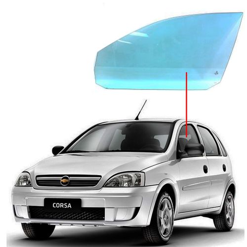 Vidro-de-Porta-Dianteira-Corsa-03--Montana-Lado-Esquerdo Vidro-de-Porta-Dianteira-Corsa-03--Montana-Lado-Esquerdo