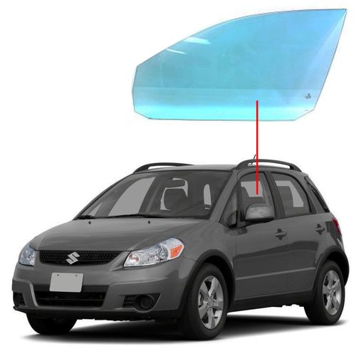 Vidro-de-Porta-Dianteira-SX4--14-Lado-Esquerdo Vidro-de-Porta-Dianteira-SX4--14-Lado-Esquerdo