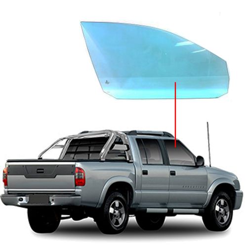 Vidro-Porta-S-10-Blazer-Verde-Lado-Direito Vidro-Porta-S-10-Blazer-Verde-Lado-Direito