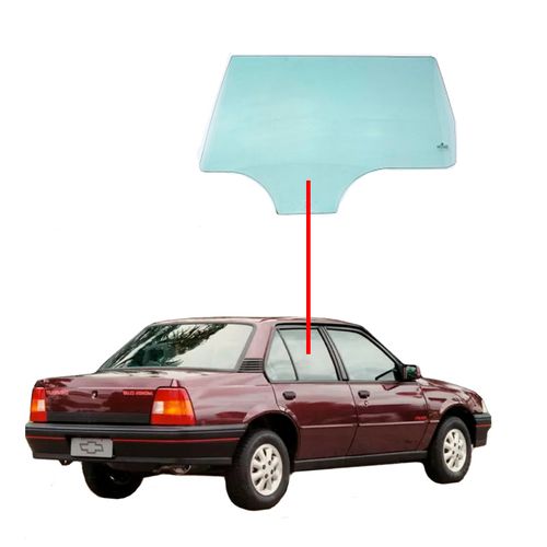 Vidro-De-Porta-Traseira-Monza-Lado-Direito Vidro-De-Porta-Traseira-Monza-Lado-Direito