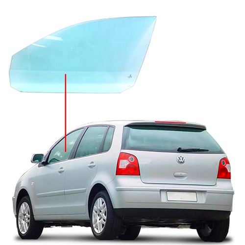 Vidro-De-Porta-Dianteira-Polo-03-16-Lado-Esquerdo Vidro-De-Porta-Dianteira-Polo-03-16-Lado-Esquerdo