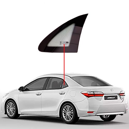 Vidro-De-Porta-Traseira-FIxo-Corolla-14--Lado-Esquerdo Vidro-De-Porta-Traseira-FIxo-Corolla-14--Lado-Esquerdo