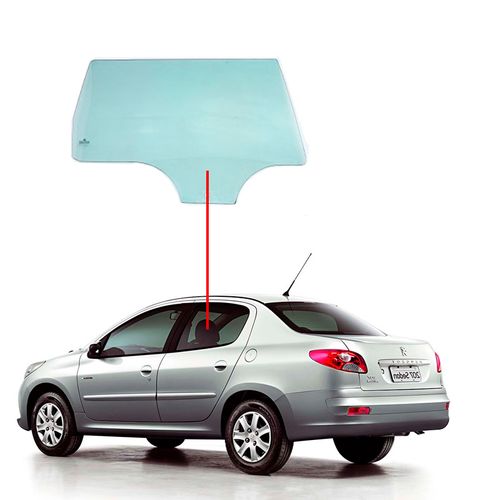 Vidro-De-Porta-Traseira-Peugeot-207-Sedan-Lado-Esquerdo