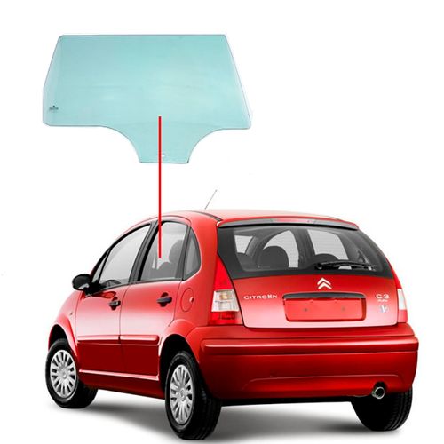 Vidro-De-Porta-Dianteira-C3--07-Lado-Esquerdo-com-Furo Vidro-De-Porta-Dianteira-C3--07-Lado-Esquerdo-com-Furo