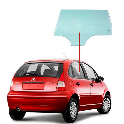 Vidro-De-Porta-Traseira-C3--07-Lado-Direito-Com-Furo Vidro-De-Porta-Traseira-C3--07-Lado-Direito-Com-Furo