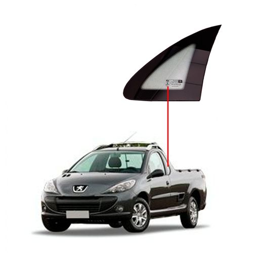 Vidro-Lateral-Peugeot-Hoggar-Lado-Esquerdo Vidro-Lateral-Peugeot-Hoggar-Lado-Esquerdo