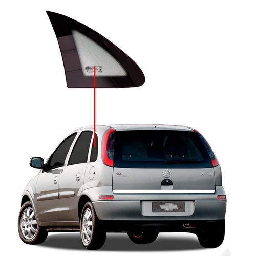 Vidro-Lateral-Corsa-03--Lado-Esquerdo Vidro-Lateral-Corsa-03--Lado-Esquerdo