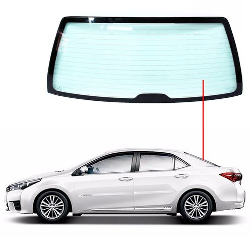 Vidro-Vigia-Corolla-14--Termico-Verde-Com-Antena Vidro-Vigia-Corolla-14--Termico-Verde-Com-Antena