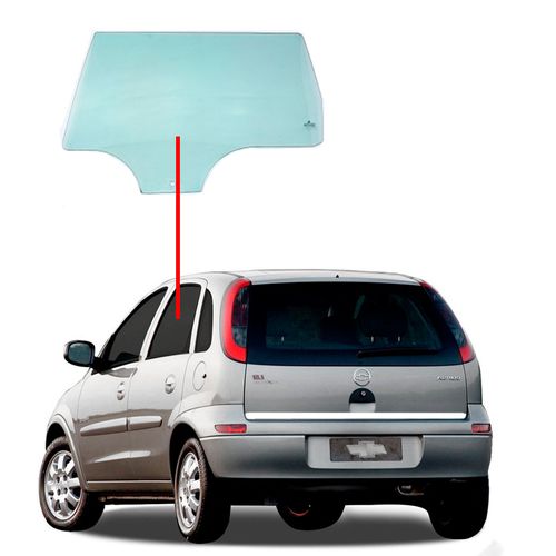 Vidro-de-Porta-Traseira-Corsa-03--Lado-Esquerdo Vidro-de-Porta-Traseira-Corsa-03--Lado-Esquerdo