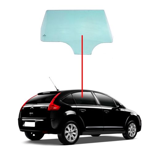 Vidro-Porta-Traseira-C4-Hatch-Lado-Direito Vidro-Porta-Traseira-C4-Hatch-Lado-Direito