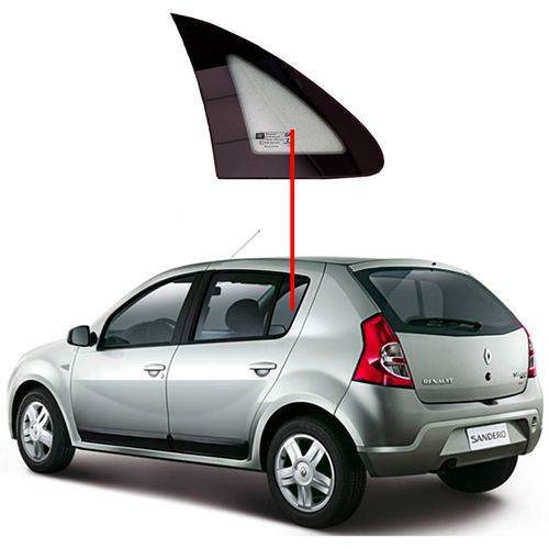 Vidro-Fixo-Da-Porta-Traseira-Sandero--13-Lado-Esquerdo-- Vidro-Fixo-Da-Porta-Traseira-Sandero--13-Lado-Esquerdo--
