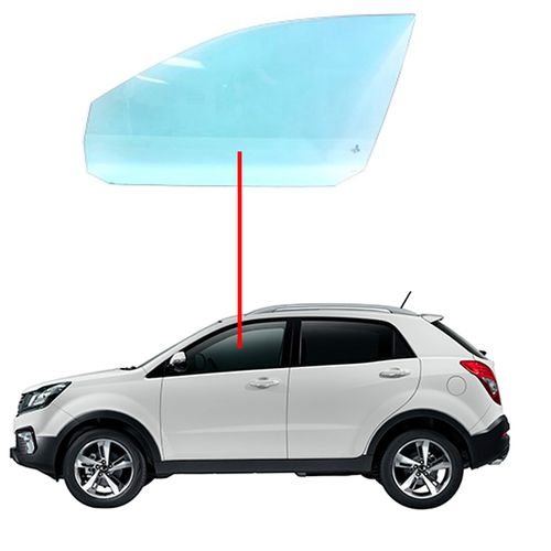 Vidro-De-Porta-Dianteira-Korando-Lado-Esquerdo Vidro-De-Porta-Dianteira-Korando-Lado-Esquerdo