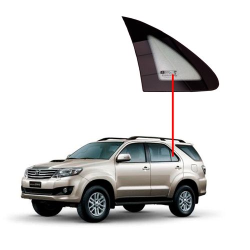 Vidro-Fixo-Porta-Traseira-Hilux-SW4-05--Lado-Esquerdo Vidro-Fixo-Porta-Traseira-Hilux-SW4-05--Lado-Esquerdo