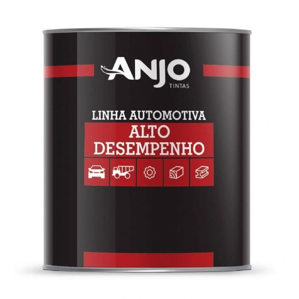 Tinta Laca Nitro Preto Fosco 900 ML Anjo - Bite Auto Peças