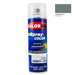 Tinta-Spray-Automotiva-Colorgin-Cinza-Placa-300mL