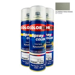 Caixa-com-3-UN-Tinta-Spray-Automotiva-Colorgin-Aluminio-p--Rodas-300mL