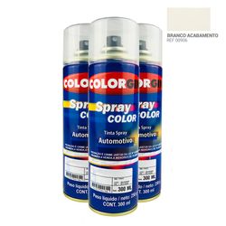 Caixa-3UN-Tinta-Spray-Automotiva-Colorgin-Branco-Acabamento-300mL