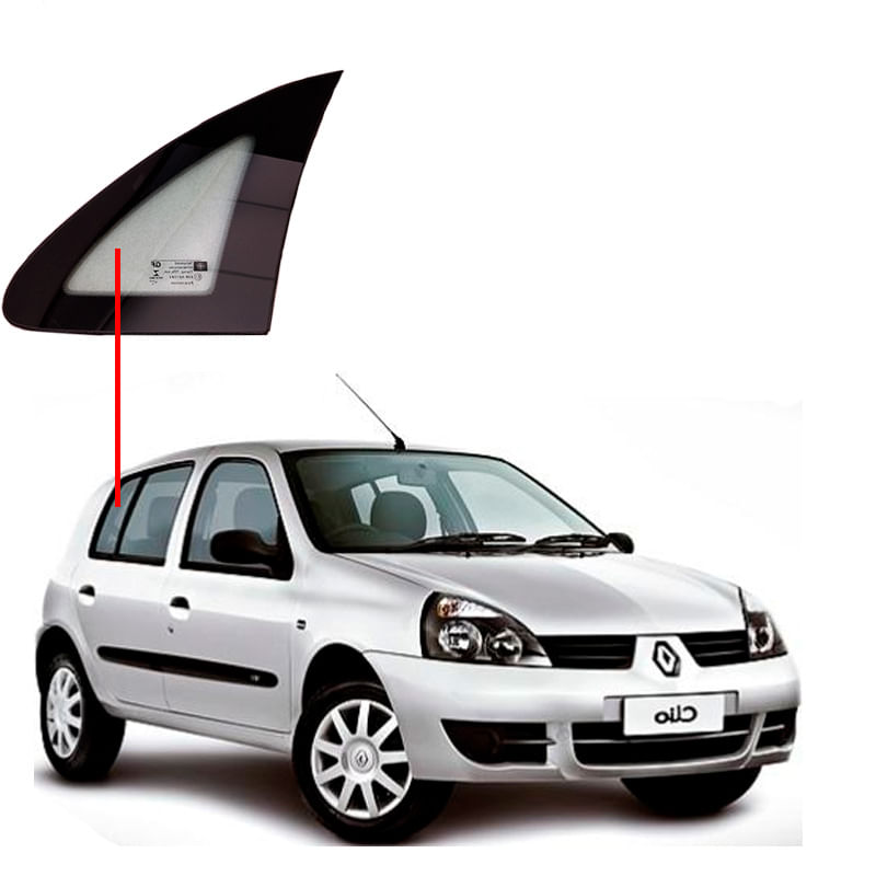 Vidro-Fixo-Porta-Traseira-Clio-4-Portas-00-13-Lado-Direito