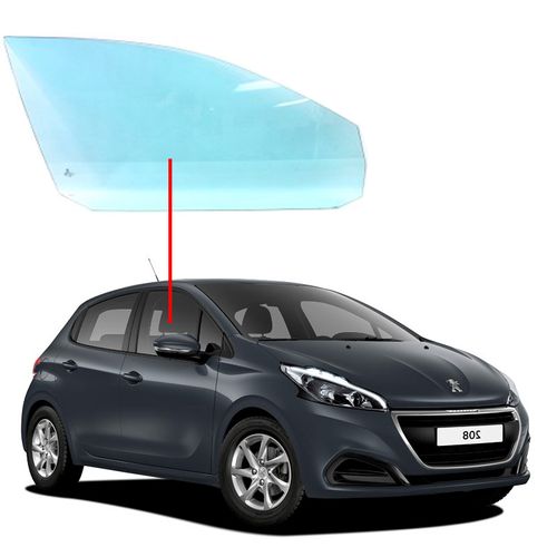 Vidro-Porta-Dianteira-Peugeot-208-2013-a-2018-Lado-Direito