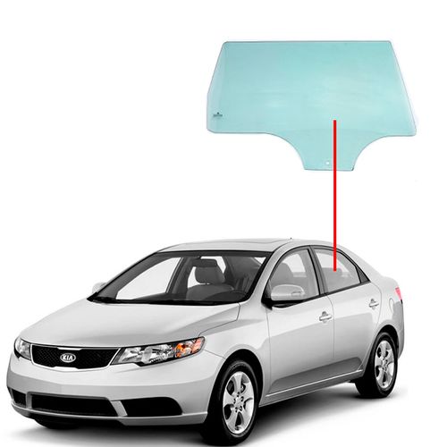 Vidro-Porta-Traseira-Cerato-2009-2010-2011-2012-2013-Lado-Esquerdo Vidro-Porta-Traseira-Cerato-2009-2010-2011-2012-2013-Lado-Esquerdo