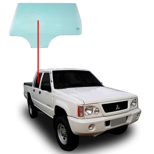 Vidro-de-Porta-Traseira-L200-96-a-2001-2002-Lado-Direito Vidro-de-Porta-Traseira-L200-96-a-2001-2002-Lado-Direito