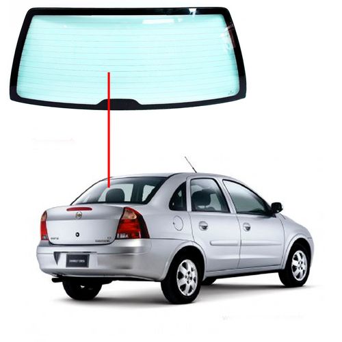 Vidro-Vigia-Corsa-Sedan-2003-a-2011-Termico-Verde Vidro-Vigia-Corsa-Sedan-2003-a-2011-Termico-Verde