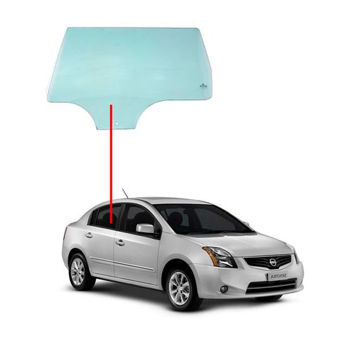Vidro-Porta-Traseira-Sentra-2008-a-2013-Lado-Direito Vidro-Porta-Traseira-Sentra-2008-a-2013-Lado-Direito