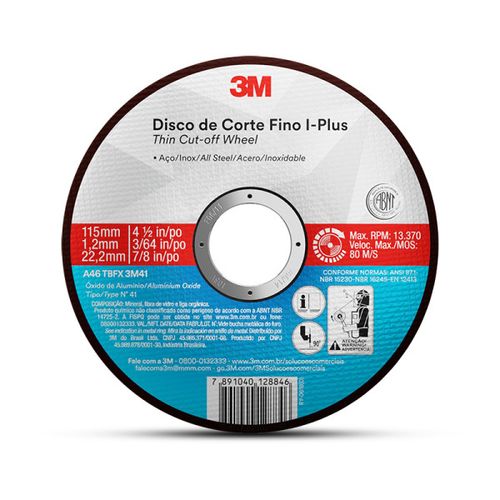 Disco De Corte Fino 180X1,6X22,2 Disco De Corte Fino 180X1,6X22,2