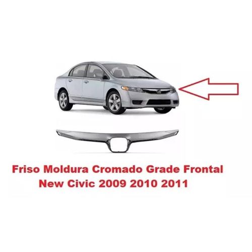 Moldura_Grade_Civic_2009_ate_2011_-_Cromada