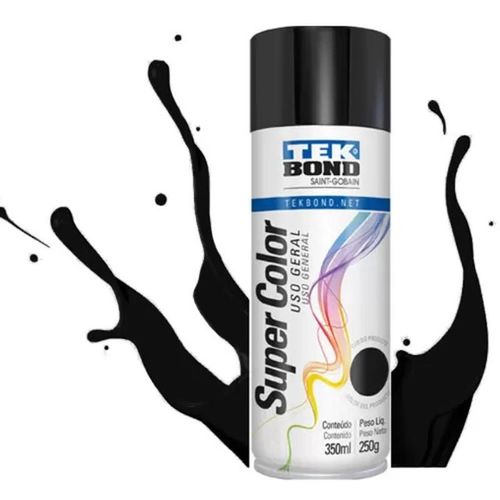 Tinta_Spray_Preto_Brilhoso_350mL