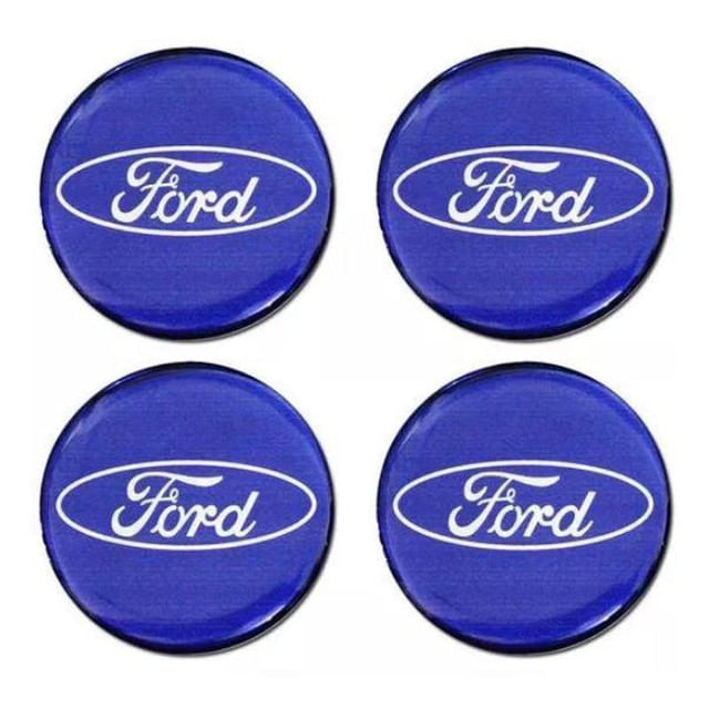 Emblema_Calota_Ford_Azul_Resinado_-_Peca