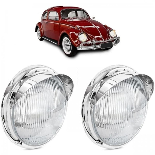 Vidro_Farol_Mercedes_BenzOlho_De_Boi-Fusca_69_Raiado