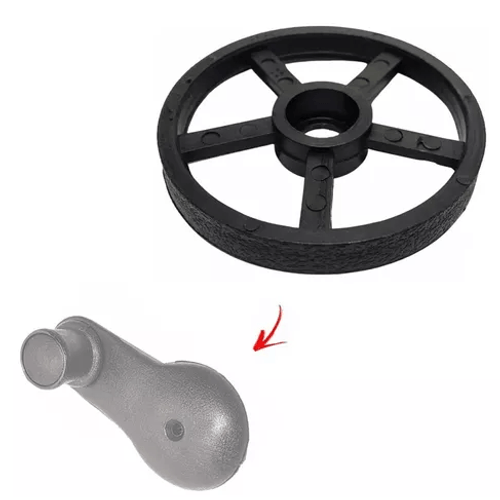 Roseta_Manivela_Vidro_Cara_Preta Roseta_Manivela_Vidro_Cara_Preta