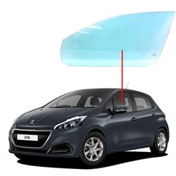 Vidro_Porta_Dianteira_Peugeot_208_2013_a_2018_Lado_Esquerdo