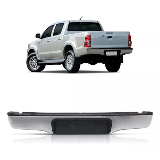 PARACHOQUE_TRASEIRO_HILUX_SRV_2005_A_2015_-_CROMADO